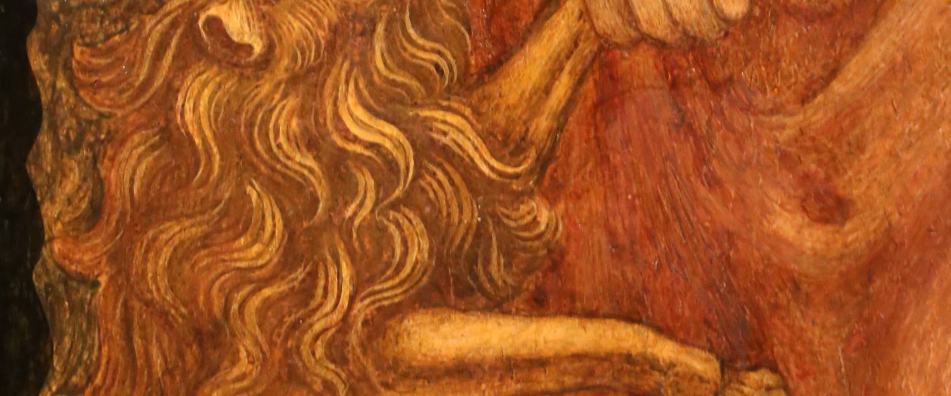 Jacopo loschi, visitazione tra i ss. ilario e girolamo, 1460-70 ca. 02 leone foto di Sailko